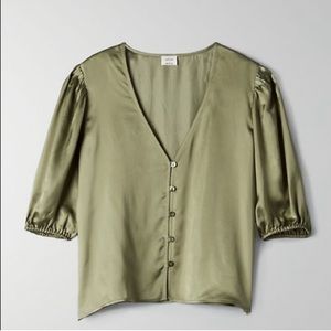 Aritzia Bria blouse in medium